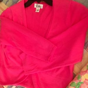 Lilly Pulitzer short M 100 % Cotton Sweater
